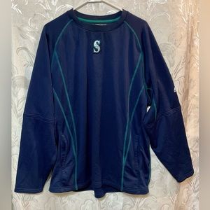 Majestic Navy Blue Long Sleeve Pullover